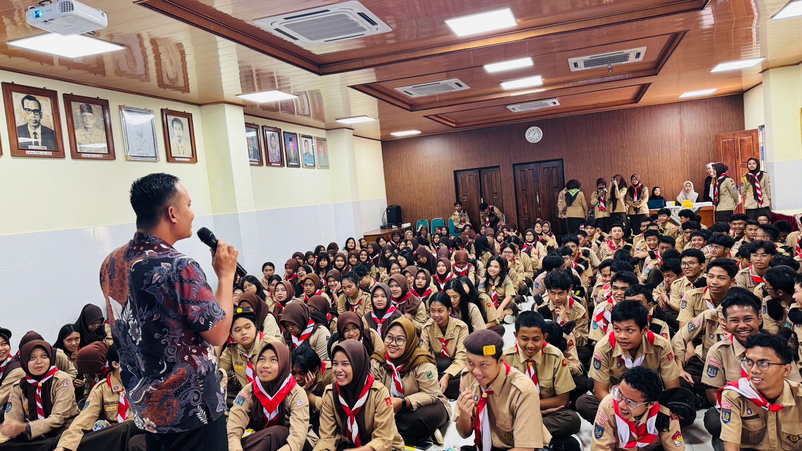 Sosialisasi Tahap 1 Saka Wirausaha ke SMA N 10 Yogyakarta